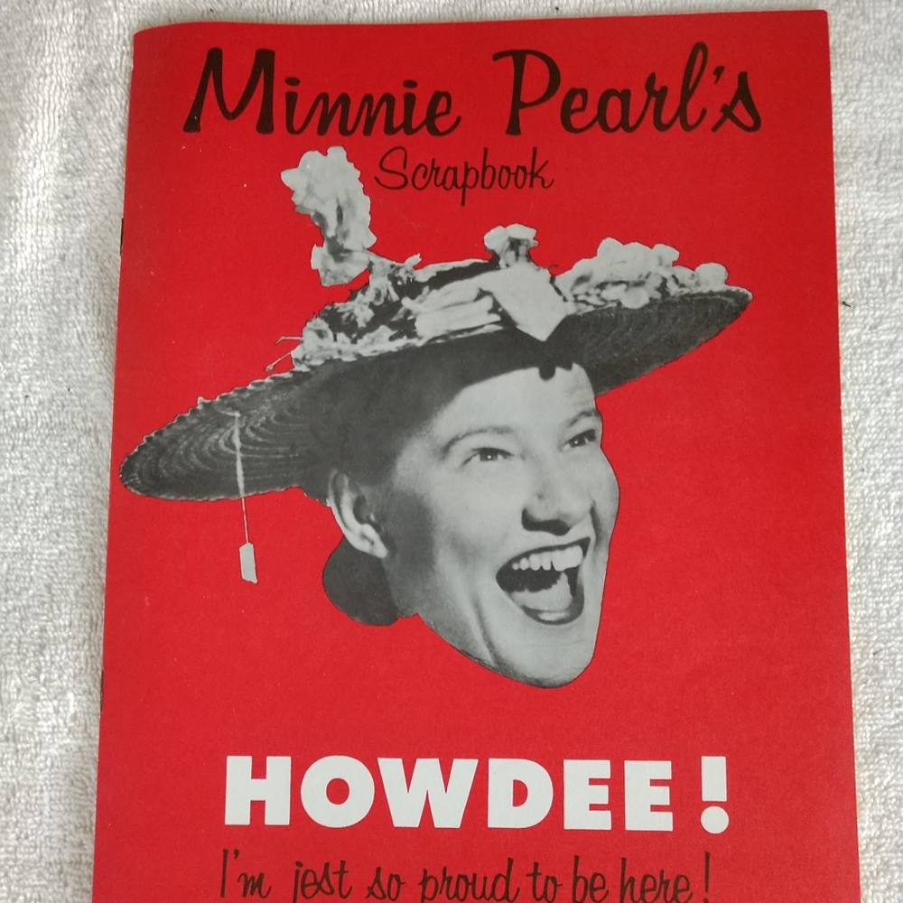 🔥Minnie Pearl Fans VINTAGE 1950's 🔥 Souvenir Book Excellent Condition